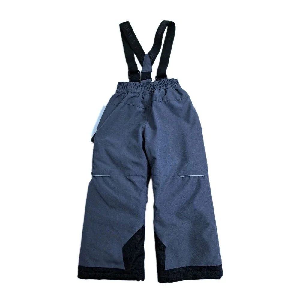 Gerry Ski Bib Youth Size XS 5/6 Gray Snowboarding Snow Pants Suspender Boys